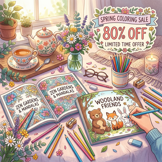 Offre Spéciale Coloring Books – 80 % de Réduction !